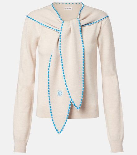 Loewe Pull en laine à écharpe - Loewe - Modalova