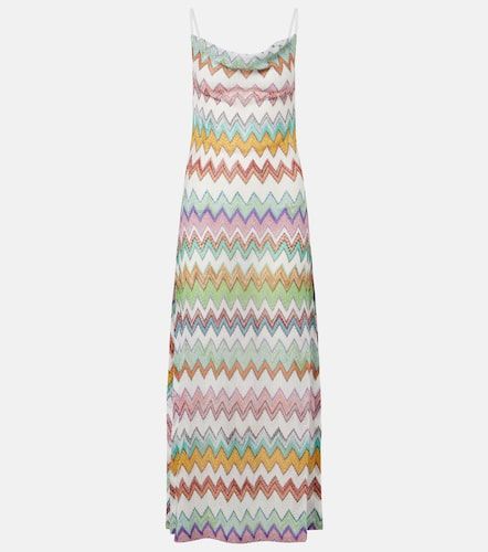Missoni Robe longue Zigzag en lamé - Missoni - Modalova