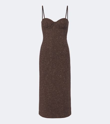Robe midi Jocey en laine et cachemire mélangés - Ralph Lauren Collection - Modalova