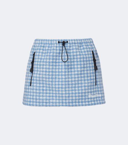 Miu Miu Mini-jupe à carreaux - Miu Miu - Modalova