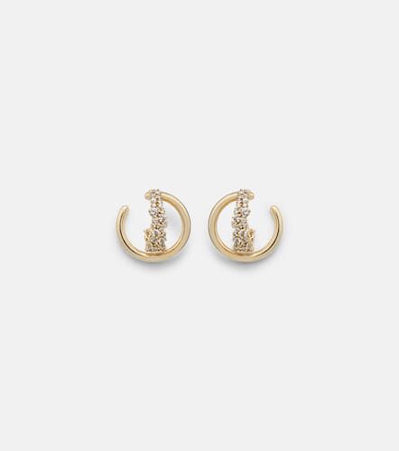 Boucles d'oreilles Scatter Double en or 18 ct et diamants - Ananya - Modalova