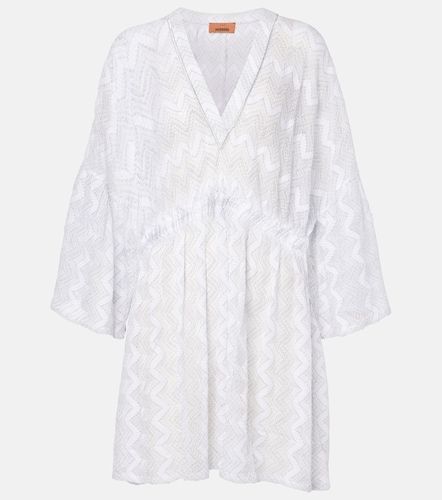 Robe de plage en lamé à motif zigzag - Missoni - Modalova