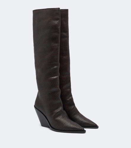 Bottes Utah en cuir tressé - Souliers Martinez - Modalova