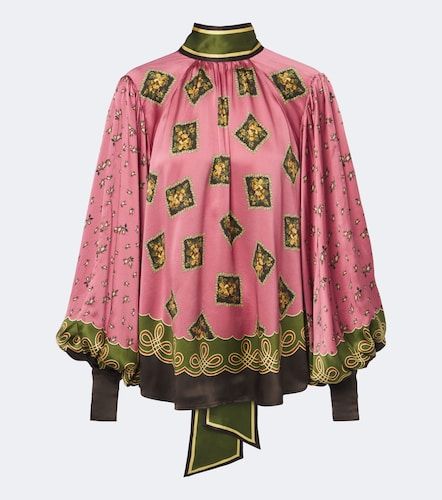 Alémais Blouse Lacey en soie à imprimé - Alemais - Modalova