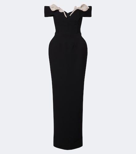 Robe longue Oscar en crêpe - Rachel Gilbert - Modalova