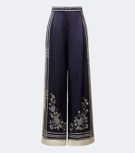 Alémais Pantalon ample Banderra en satin de soie - Alemais - Modalova