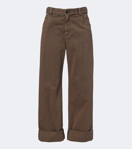 Jean wide Monili à taille basse - Brunello Cucinelli - Modalova