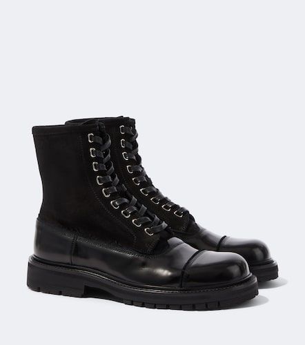 Bottines en daim et cuir - Dolce&Gabbana - Modalova