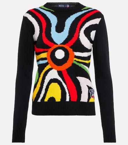 X Fusalp – Pull Marmo intarsia en laine - Pucci - Modalova