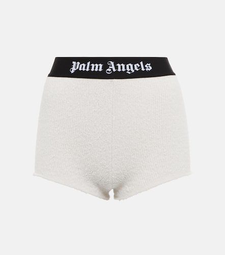 Short en coton mélangé à logo - Palm Angels - Modalova