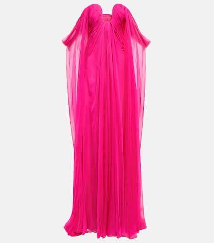 Robe bustier longue en soie - Valentino - Modalova