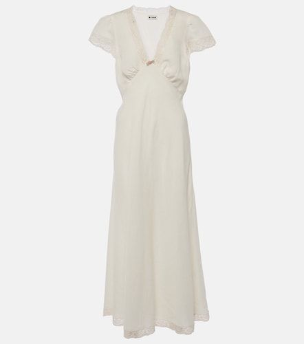 Robe midi Clarice à finitions en dentelle - Rixo - Modalova