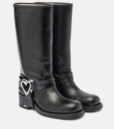 Bottes Double Heart en cuir - Mach & Mach - Modalova