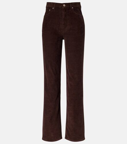 Pantalon ample Kora à taille haute en velours côtelé - AG Jeans - Modalova