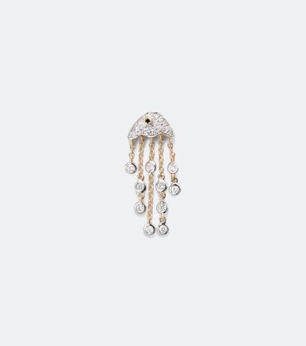 Yvonne Léon Boucle d’oreille unique Méduse en or 18 ct et diamants - Yvonne Leon - Modalova