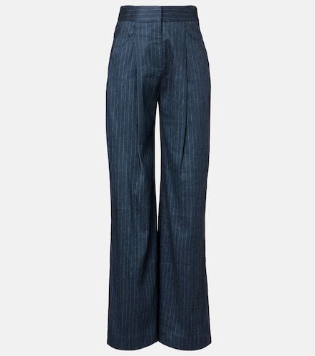 Pantalon ample Rimini en lin mélangé - Veronica Beard - Modalova