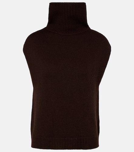 Pull sans manches en laine et cachemire - Jardin des Orangers - Modalova