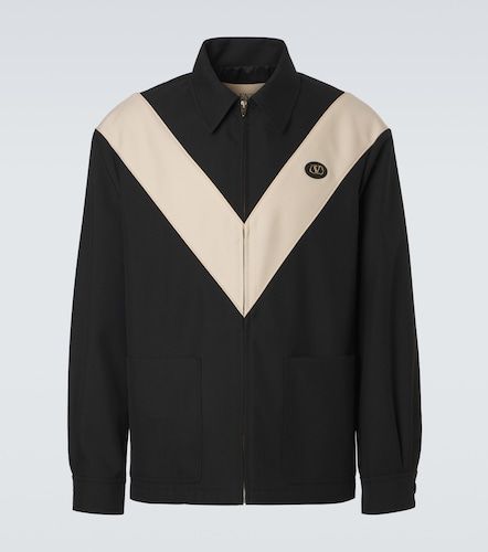 Veste VLogo en gabardine - Valentino Garavani - Modalova