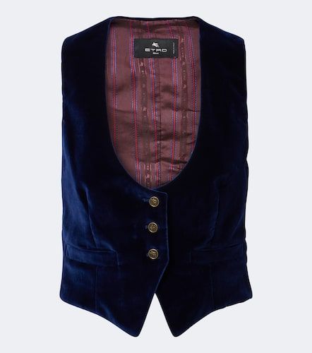 Etro Gilet en velours de coton - Etro - Modalova