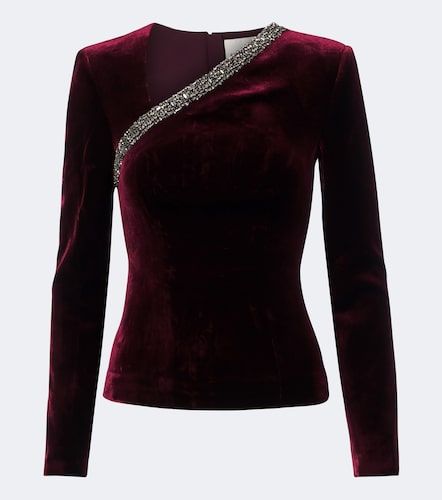 Top en velours à ornements - Roland Mouret - Modalova