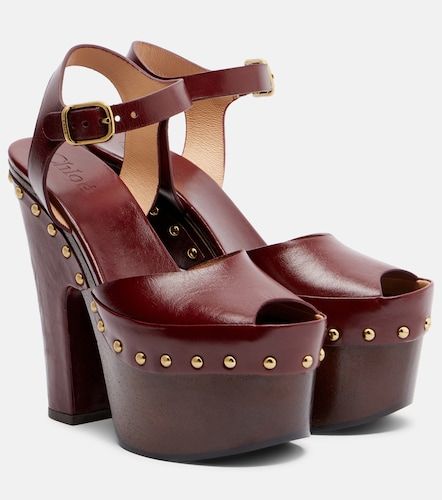 Chloé Sandales à plateau Meret en cuir - Chloe - Modalova
