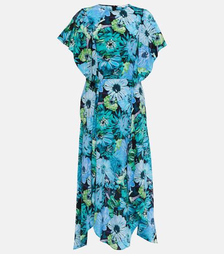 Robe longue en soie à fleurs - Stella McCartney - Modalova