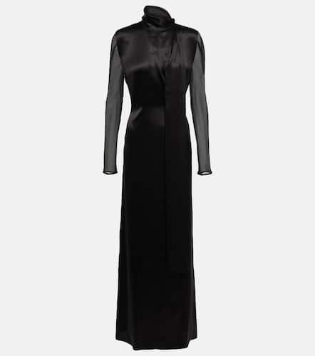 Robe longue Bettina en soie - Ann Demeulemeester - Modalova