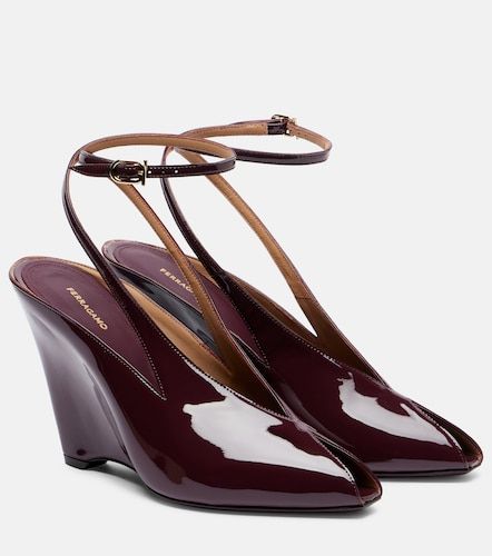 Sandales Arcadia 95 en cuir verni - Ferragamo - Modalova