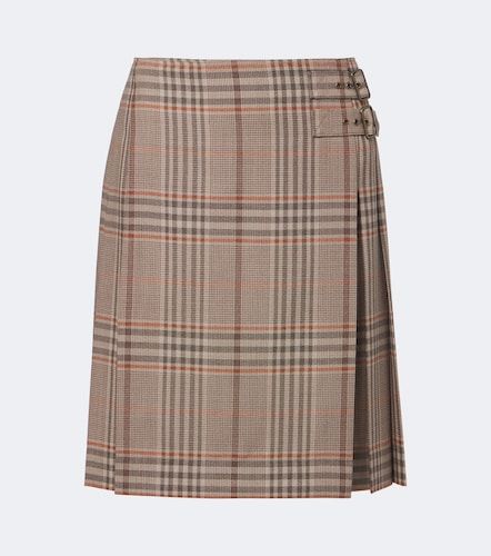 Mini-jupe Check en laine - Burberry - Modalova