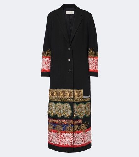 Manteau en laine à ornements - Dries Van Noten - Modalova