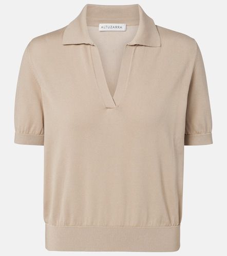Pull polo court Clay en coton et soie - Altuzarra - Modalova