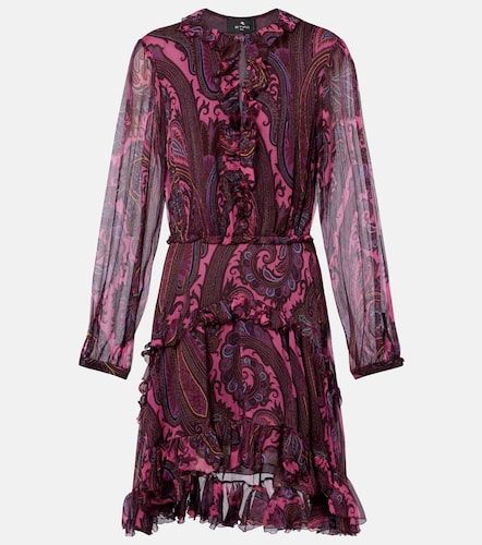 Robe en soie à imprimé cachemire - Etro - Modalova