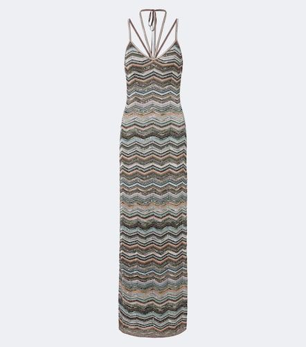 Missoni Robe longue Zigzag en lamé - Missoni - Modalova