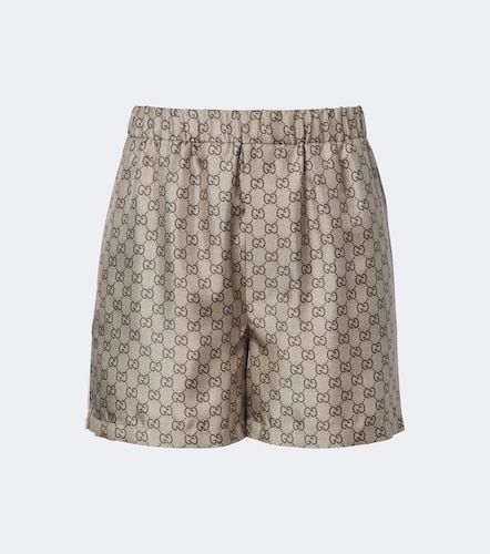 Gucci Short GG en soie - Gucci - Modalova