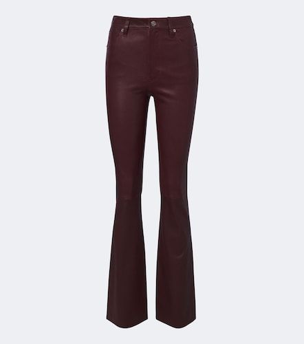 Frame Pantalon bootcut en cuir - Frame - Modalova