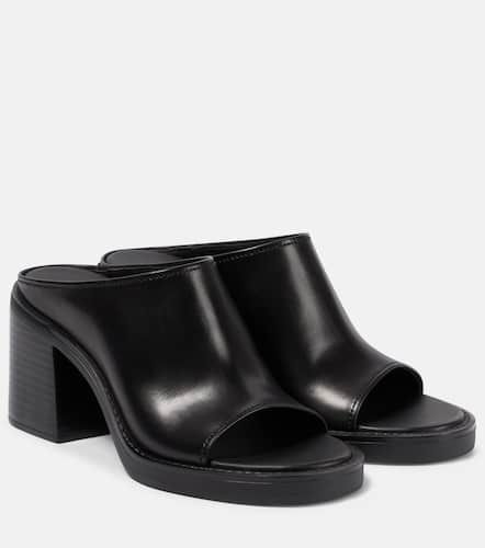 Miu Miu Mules en cuir - Miu Miu - Modalova