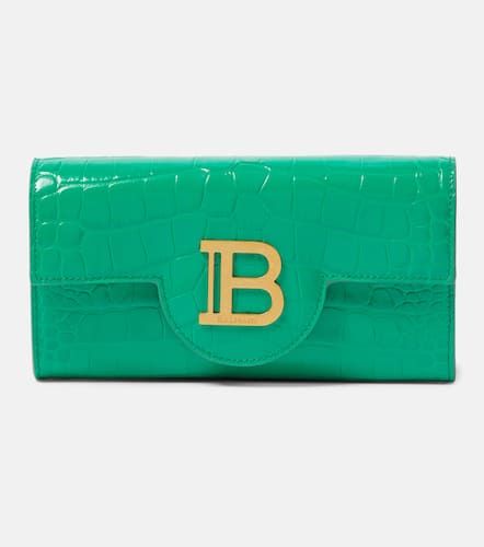 Portefeuille B-Buzz en cuir embossé - Balmain - Modalova