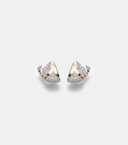 Boucles d'oreilles Golden Strada en or 18 ct et diamants - Yeprem - Modalova