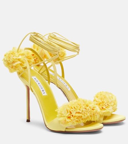 Sandales Cherry Kiss à appliqué - Aquazzura - Modalova