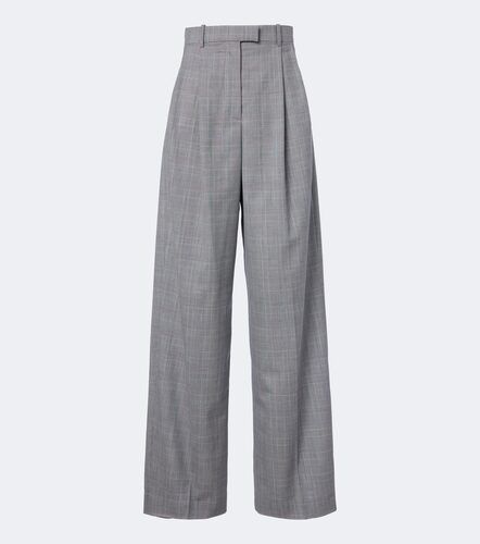 Pantalon ample en laine à carreaux - Givenchy - Modalova
