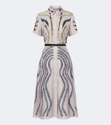 Robe chemise Kiera en soie à imprimé - Altuzarra - Modalova