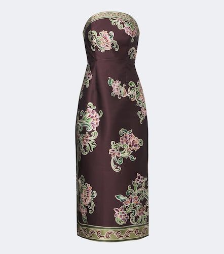 Alémais Robe midi bustier Josie à imprimé - Alemais - Modalova