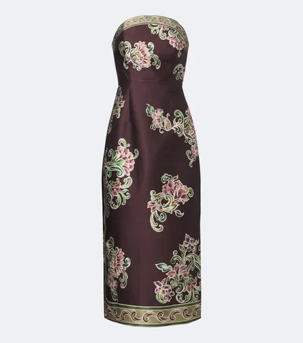 Alémais Robe midi bustier Josie à imprimé - Alemais - Modalova
