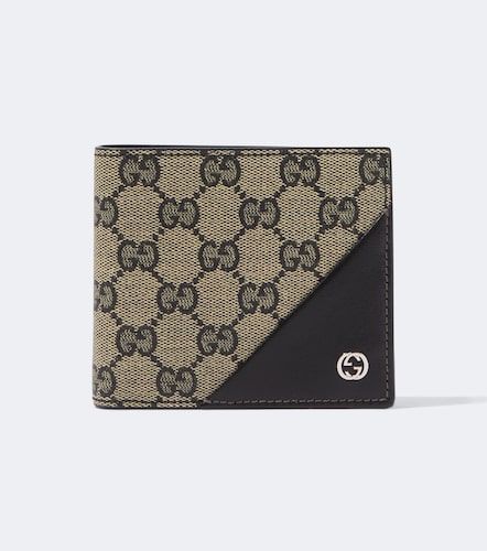 Portefeuille pliant Interlocking G en toile GG - Gucci - Modalova