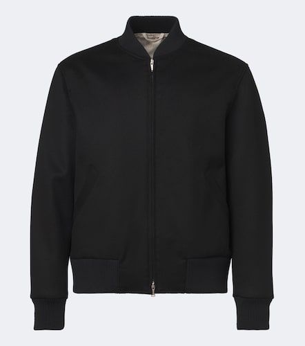 Veste bomber en laine vierge - Lardini - Modalova