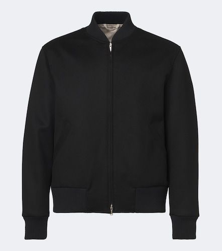 Veste bomber en laine vierge - Lardini - Modalova