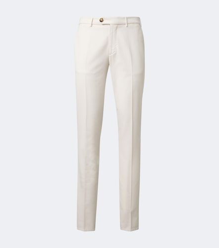 Pantalon slim en gabardine de coton - Brunello Cucinelli - Modalova
