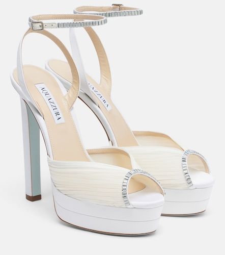 Sandales à plateau Bridal Be Mine à ornements - Aquazzura - Modalova