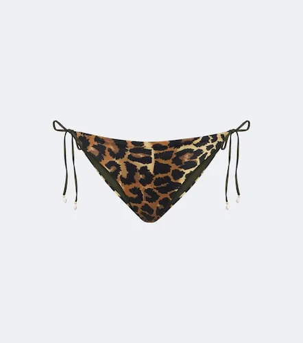 Culotte de bikini à motif léopard - Johanna Ortiz - Modalova