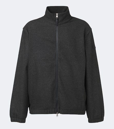 Moncler Veste bomber en cuir - Moncler - Modalova